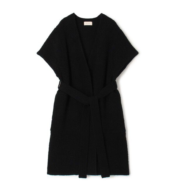 DES PRES「パイルステッチ ベルテッドジレ」|ベスト・ジレ|19 ブラック