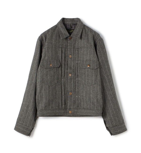 TOMORROWLAND MENS「【別注】Wrangler 111MJ ウールフランネル ブルゾン FOX BROTHERS」|ブルゾン・スタジャン|16 グレー系