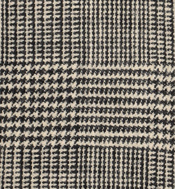 GALERIE VIE「グレナカートチェック カラーレストレンチショートコート」|ノーカラーコート|