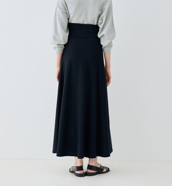 GALERIE VIE「ストレッチコットン フレアマキシスカート」|フレア|