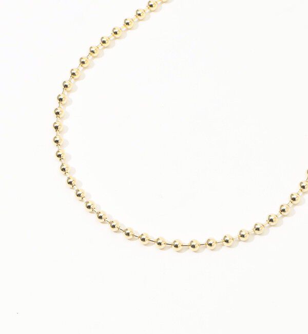 TOMORROWLAND GOODS「LAURA LOMBARDI Ball Chain ゴールドネックレス」|ネックレス|