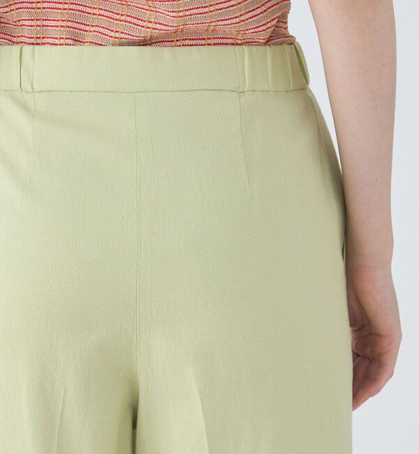 MACPHEE「コットンレーヨンリネンストレッチ ストレートパンツ」|その他|