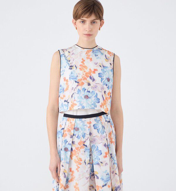 TOMORROWLAND collection「ピヴォワンヌプリント フロンタブルジレ」|ベスト・ジレ|