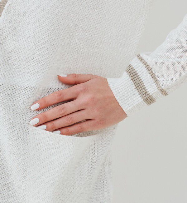 GALERIE VIE「リネンコードパイエット Vネックカーディガン」|カーディガン|