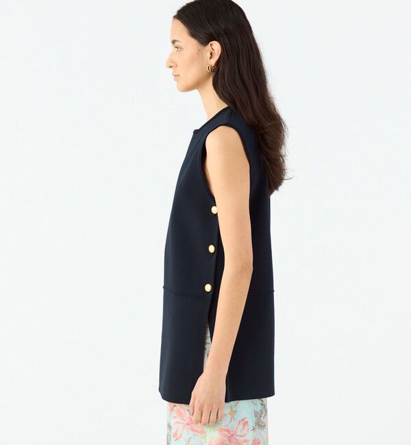 MACPHEE「ミラノリブ チュニックプルオーバー」|ニット・セーター|