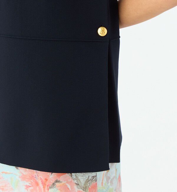 MACPHEE「ミラノリブ チュニックプルオーバー」|ニット・セーター|