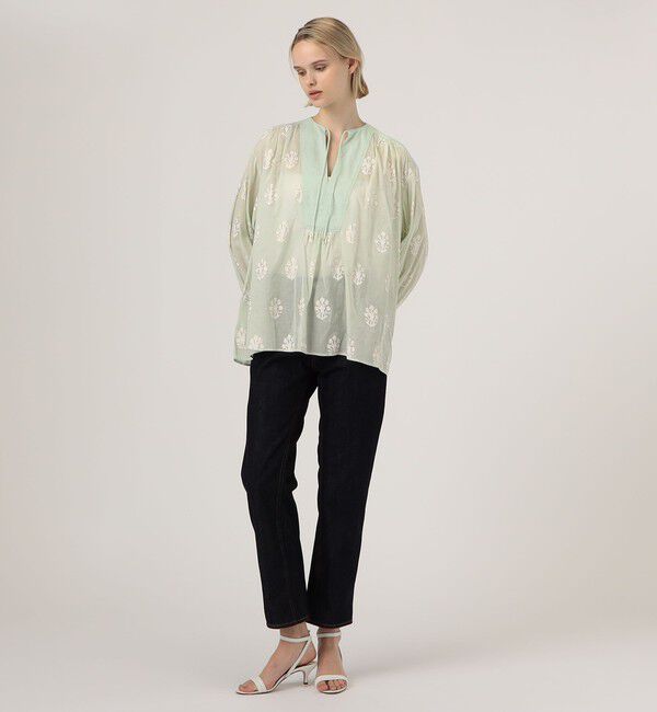 TOMORROWLAND BUYING WEAR「ne Quittez pas COTTON VOILE SEDUM ブラウス」|シャツ・ブラウス|