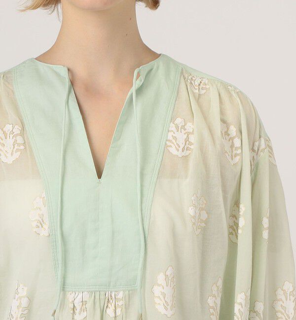 TOMORROWLAND BUYING WEAR「ne Quittez pas COTTON VOILE SEDUM ブラウス」|シャツ・ブラウス|