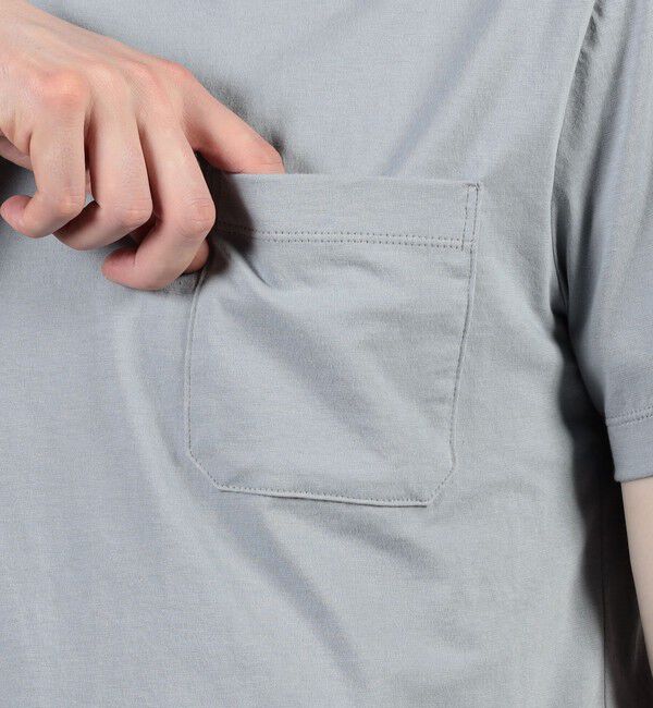 JAMES PERSE「コットンリネン ポケットTシャツ MCBJ3750」|Tシャツ・カットソー|
