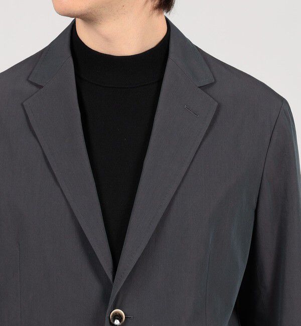 TOMORROWLAND MENS「コットンナイロンシャンブレー シングルブレステッド 2Bジャケット FABRICA」|テーラードジャケット|