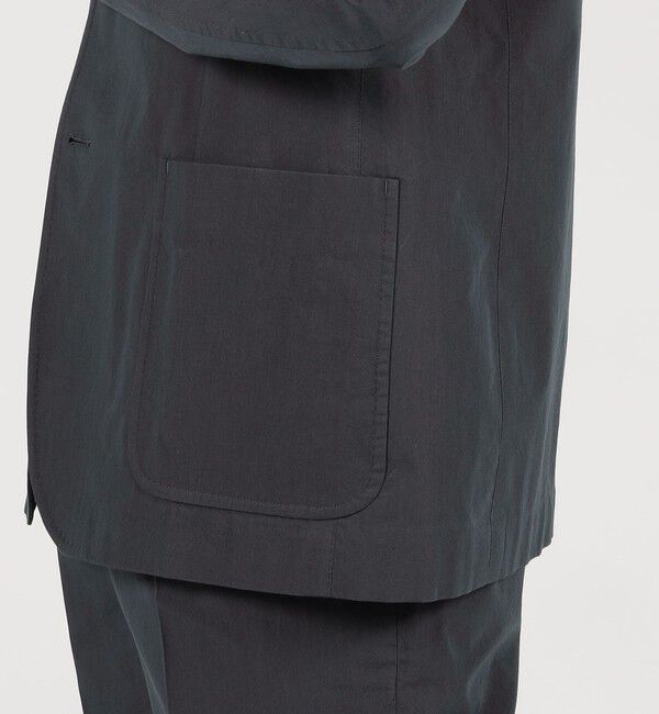 TOMORROWLAND MENS「コットンナイロンシャンブレー シングルブレステッド 2Bジャケット FABRICA」|テーラードジャケット|