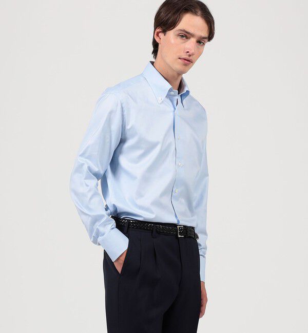 TOMORROWLAND MENS「100/2ギザコットン ロイヤルオックスフォード ボタンダウン ドレスシャツ」|シャツ・ブラウス|