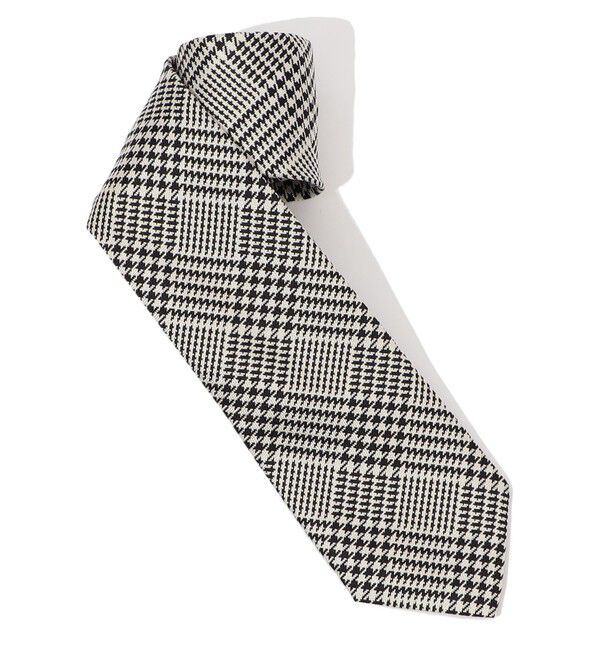 TOMORROWLAND GOODS「Seaward ＆ Stearn シルクジャガード チェック柄ネクタイ」|ネクタイ・蝶ネクタイ|