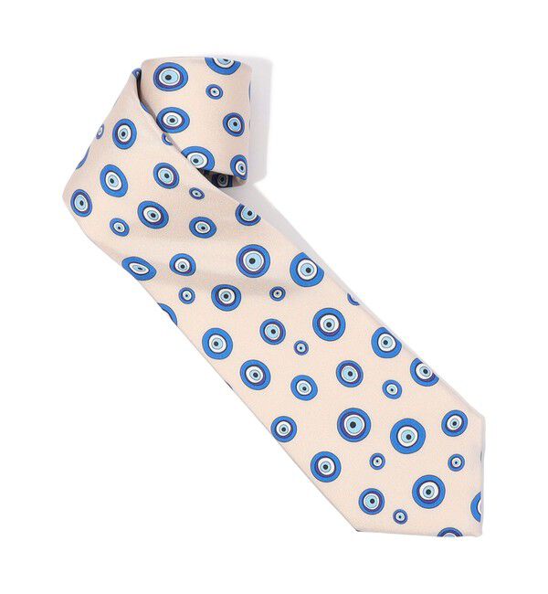 TOMORROWLAND GOODS「Kinloch シルクプリント ネクタイ」|ネクタイ・蝶ネクタイ|44 ベージュ系