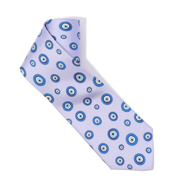 TOMORROWLAND GOODS「Kinloch シルクプリント ネクタイ」|ネクタイ・蝶ネクタイ|76 パープル系