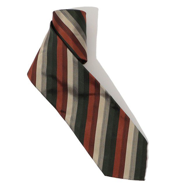 TOMORROWLAND GOODS「TOMORROWLAND MADE IN ITALY シルクジャガード レジメンタルストライプネクタイ」|ネクタイ・蝶ネクタイ|54 レッド系