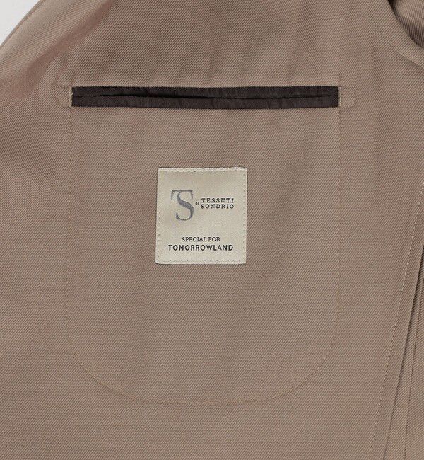 TOMORROWLAND MENS「コットンウール シングルブレステッド3Bジャケット SONDRIO」|テーラードジャケット|