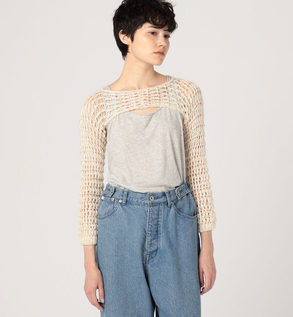 TOMORROWLAND GOODS「MAYDI LUZ バンブー スリーブニット」|ニット・セーター|