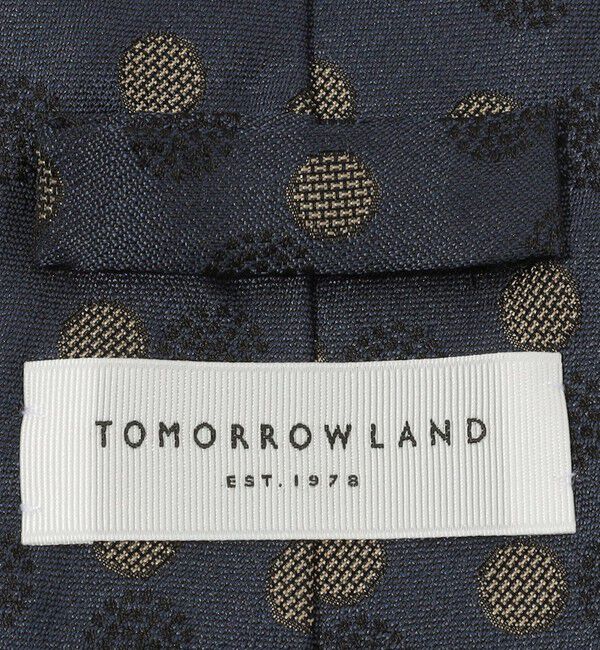 TOMORROWLAND GOODS「TOMORROWLAND シルクジャガード ドット柄ネクタイ」|ネクタイ・蝶ネクタイ|