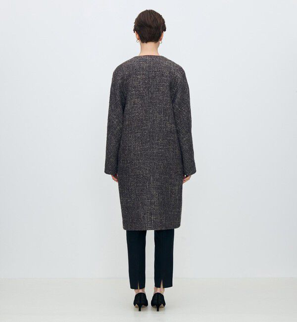 TOMORROWLAND collection「ブークレー Vカラードルマンスリーブコート」|ノーカラーコート|