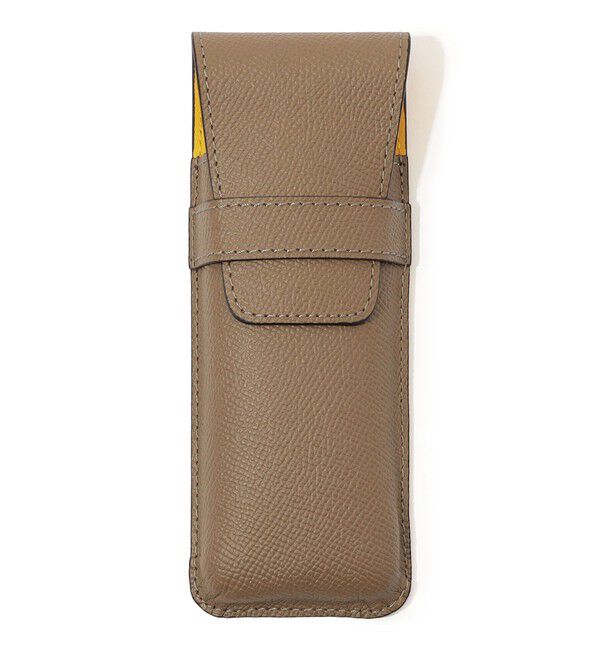 TOMORROWLAND GOODS「【別注】BROOKLYN MUSEUM シュリンクレザー ペンケース」|その他|43 ベージュ