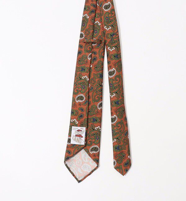 TOMORROWLAND GOODS「TOMORROWLAND MADE IN ITALY シルクプリント ペイズリー柄ネクタイ」|ネクタイ・蝶ネクタイ|
