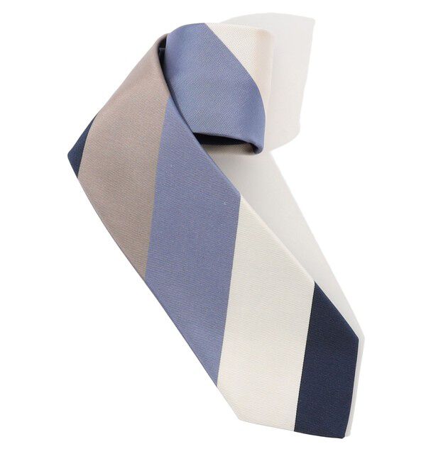 TOMORROWLAND GOODS「FRANCO BASSI シルクジャガード レジメンタルストライプネクタイ」|ネクタイ・蝶ネクタイ|