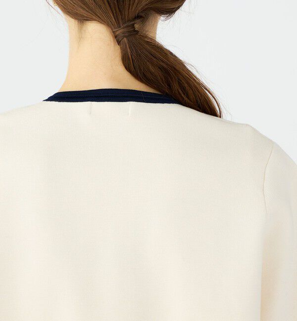 Ballsey「パールコンビ Aラインプルオーバー」|ニット・セーター|