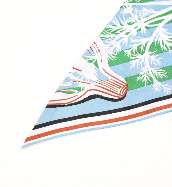 TOMORROWLAND GOODS「manipuri 三角スカーフミニ」|バンダナ・スカーフ|