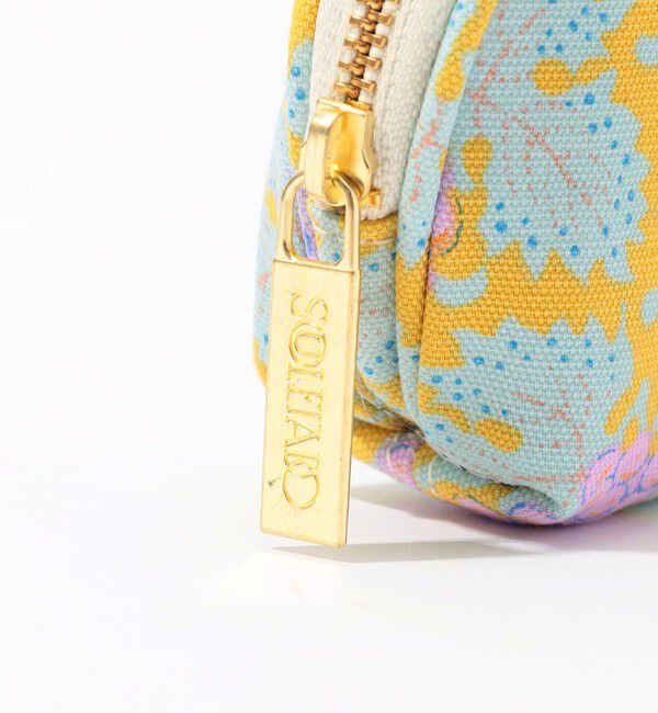 SOULEIADO「SOULEIADO コットンオックス ラウンドポーチ」|ポーチ|