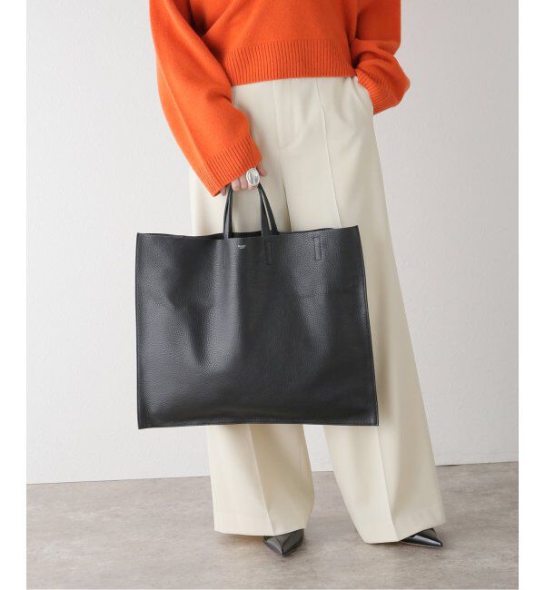  「【blancle/ ブランクレ】S.LEATHER FLAT TOTE」|トートバッグ|