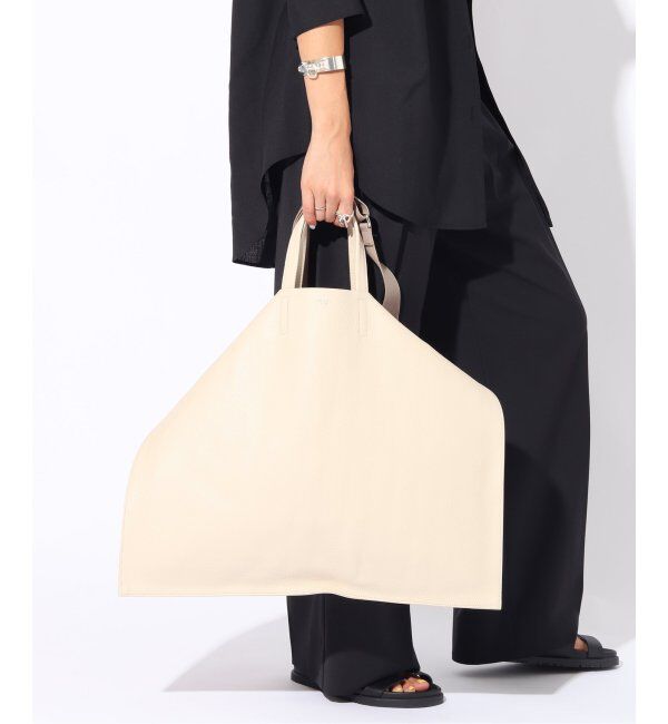  「【blancle/ ブランクレ】S.LEATHER FLAT TOTE」|トートバッグ|