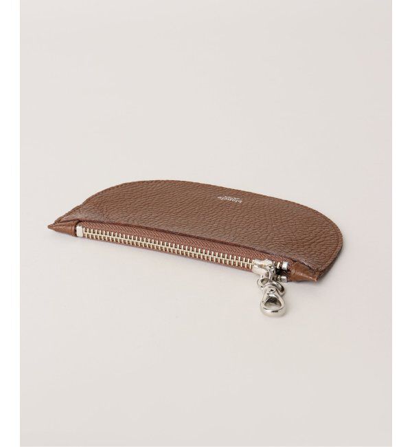  「【blancle/ ブランクレ】T.LETHER SEMI CIRCLE POUCH」|ポーチ|