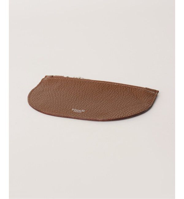  「【blancle/ ブランクレ】T.LETHER SEMI CIRCLE POUCH」|ポーチ|