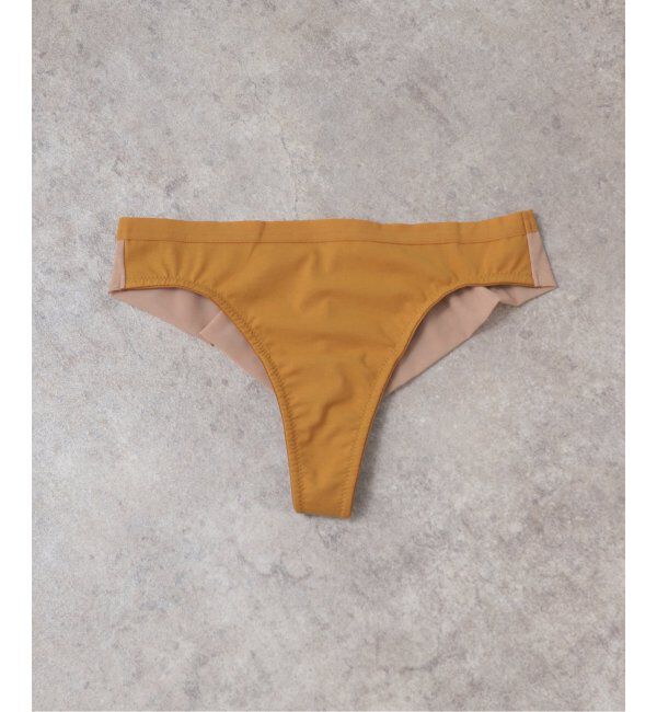  「OVERNEATH Tong034 スムースxネット：ショーツ」|インナー|キャメル