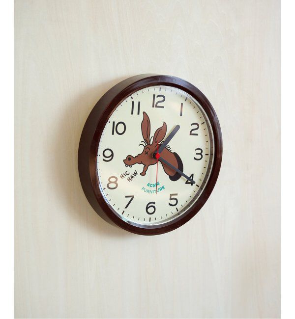 ACME「BURRO WALL CLOCK バローウォールクロック 壁掛け時計」|クロック・置時計|ブラウン