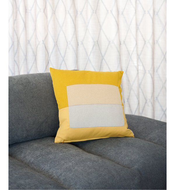 journal standard Furniture「COLOR PATCH CUSHION　クッションカバー 45cm」|クッション・クッションカバー|イエロー