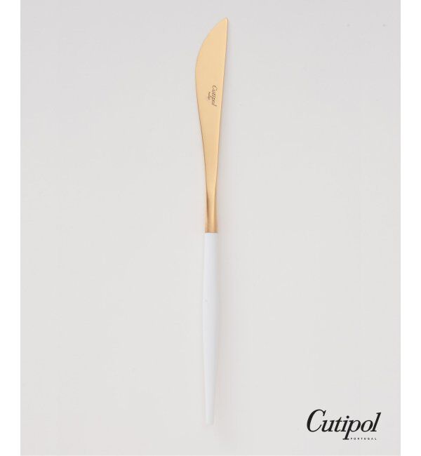 journal standard Furniture「【Cutipol/クチポール】GOA ディナーナイフ ホワイト&times;ゴールド」|食器・キッチングッズ|