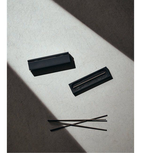 journal standard Furniture「【NAGAE+/ナガエプリュス】efu black ロング香炉 お香置き ブラック」|アロマ・ルームフレグランス|