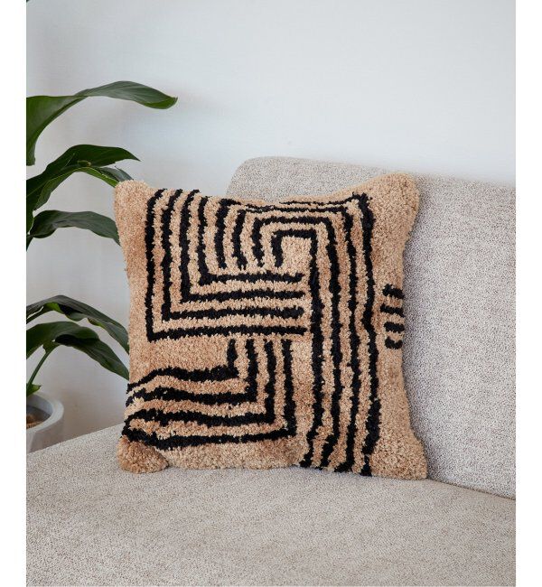 journal standard Furniture「STOKES CUSHION　ストークス クッションカバー 45cm」|クッション・クッションカバー|ブラウン