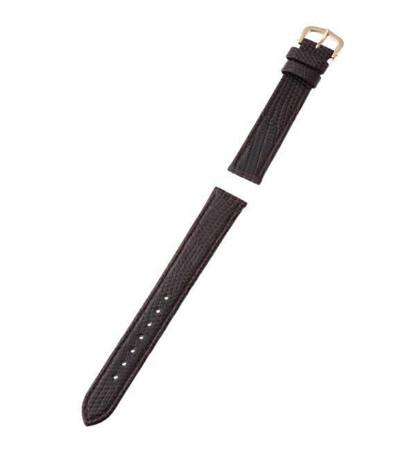 HIROB「lizard leather belt 15mm」|その他|ブラウン
