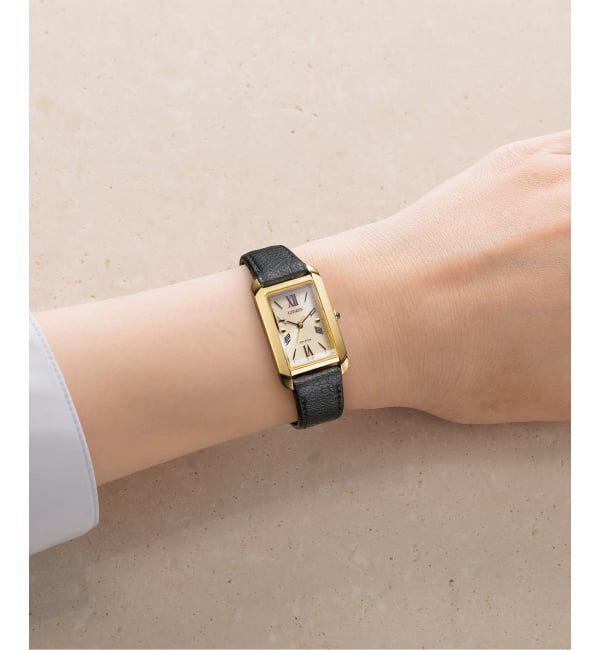 HIROB「CITIZEN L SQUARE Collection EW5622-09P Gold」|腕時計|