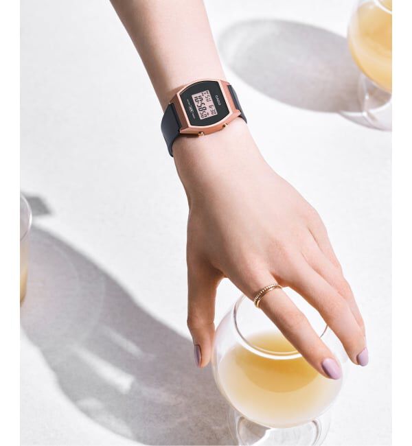 HIROB「《予約》 CASIO LW-204-1AJF Pink & Black」|腕時計|
