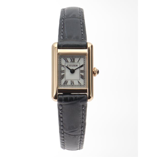 HIROB「CITIZEN Kii Classic Square Kii EG2799-18W Warm gold」|腕時計|