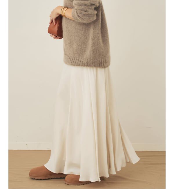 Plage「《追加》Washable Fibril フレア スカート」|スカート|