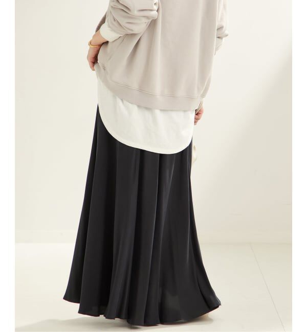 Plage「《追加》Washable Fibril フレア スカート」|スカート|