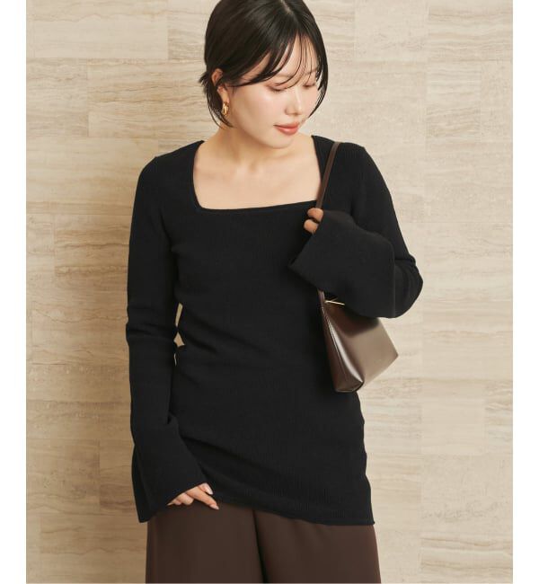 Plage「Noil silk Square ニット」|ニット・セーター|