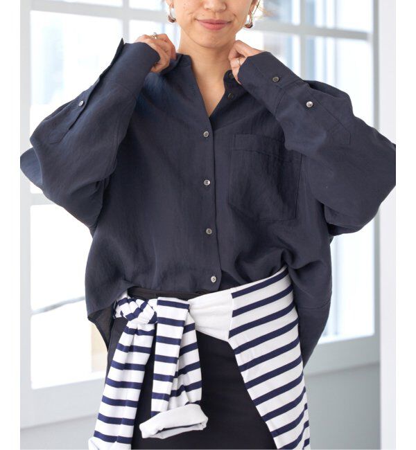 IENA「フィブリルポプリンショートシャツ」|シャツ・ブラウス|