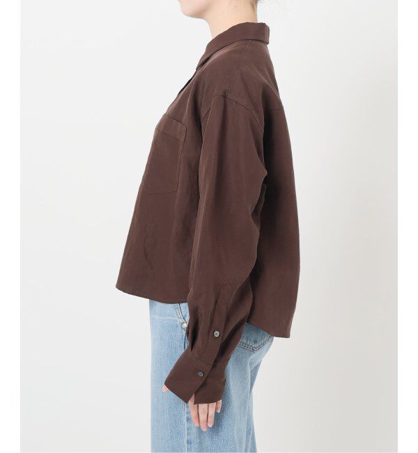 IENA「フィブリルポプリンショートシャツ」|シャツ・ブラウス|