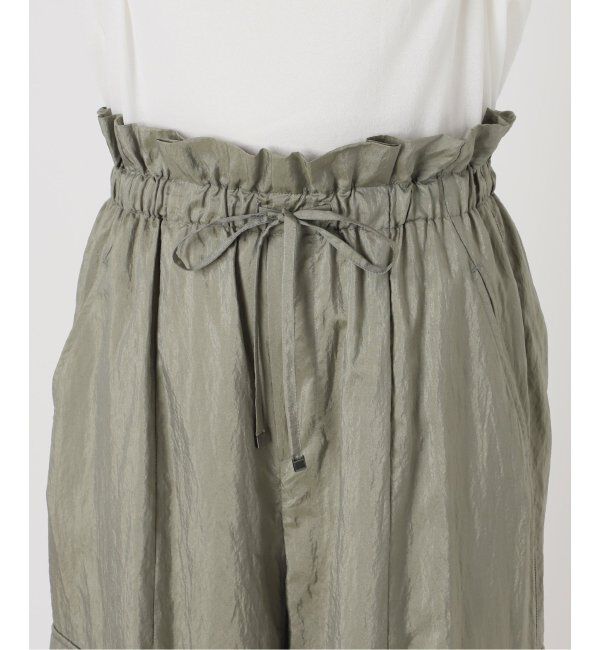 IENA LA BOUCLE「IENA LA BOUCLE ナイロンシルクライトタフタカーゴパンツ」|カーゴ|